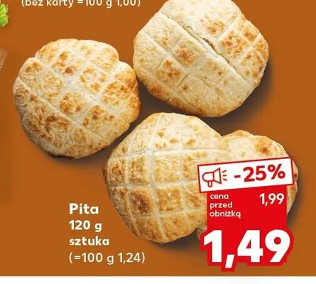 Pita 120g promocja w Kaufland