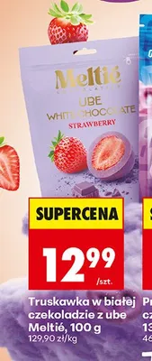 Truskawka w białej czekoladzie z ube promocja w Biedronka