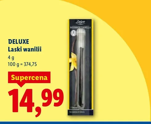 Laski wanilii Deluxe promocja w Lidl