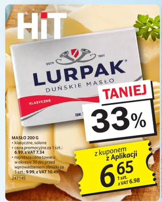 Masło klasyczne Lurpak promocja w Selgros