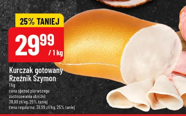 Kurczak gotowany Rzeźnik Szymon promocja w POLOmarket