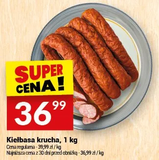 Kiełbasa krucha Białecki Wędzarnia promocja w Twój Market
