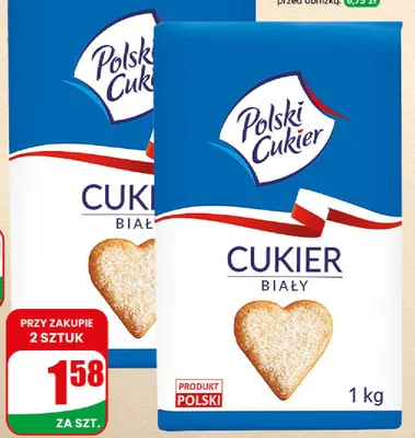 Cukier biały Polski promocja w Dino
