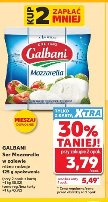 Ser Mozzarella w zalewie Galbani promocja w Kaufland