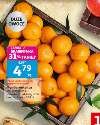 Mandarynka luz promocja w Auchan