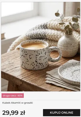 Kubek Akamiti w groszki home&you promocja w home&you