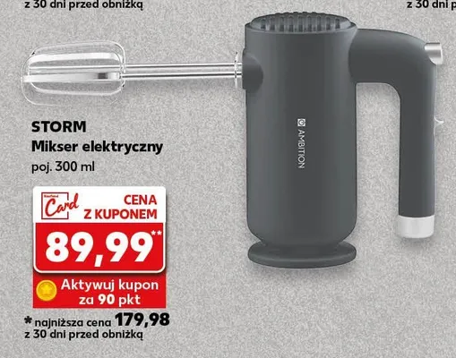 Mikser elektryczny poj. 300 ml Storm promocja w Kaufland
