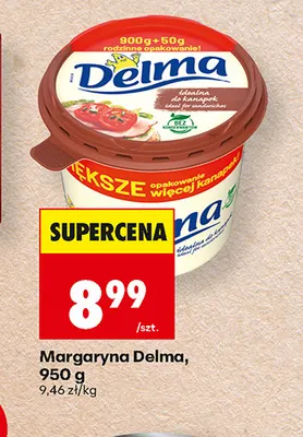 Margaryna Delma promocja w Biedronka