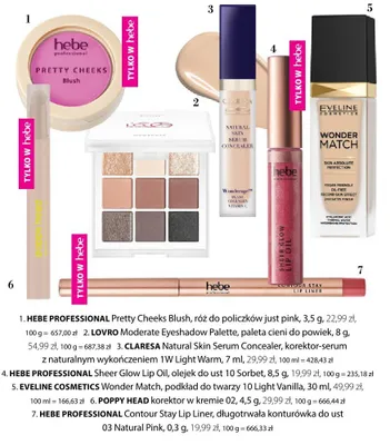 Korektor-serum Claresa Natural Skin Serum Concealer z naturalnym wykończeniem 1W Light Warm promocja w Hebe