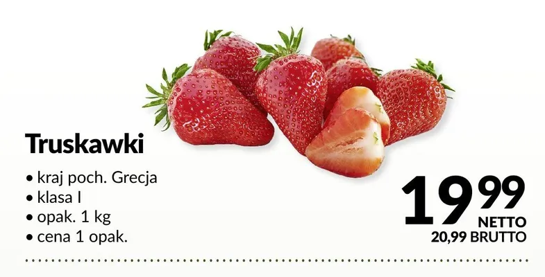 Truskawki promocja w Makro