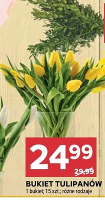 Bukiet tulipanów promocja w Stokrotka