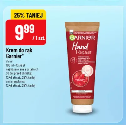 Krem do rąk Garnier Hand Repair promocja w POLOmarket