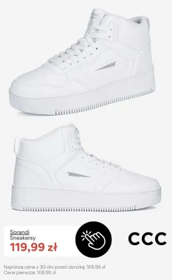 Sneakersy Sprandi promocja w CCC