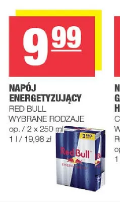Napój energetyzujący Red Bull 2-pak promocja w SPAR