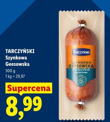 Szynkowa Geesowska Tarczyński promocja w Lidl