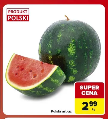 Arbuz polski promocja w Carrefour Market