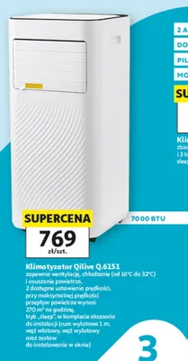 Klimatyzator Qilive promocja w Auchan