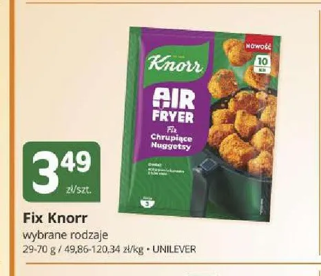 Fix Air Fryer Chrupiące Nuggetsy Knorr promocja w Marketvita
