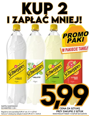 Napój gazowany Schweppes Mojito promocja w Kupiec