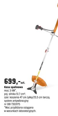 Kosa spalinowa promocja w OBI