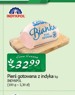 Pierś gotowana z indyka promocja w CEZAR Delikatesy