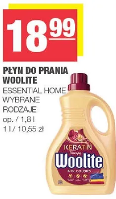 Płyn do Prania Woolite Essential Home promocja w SPAR