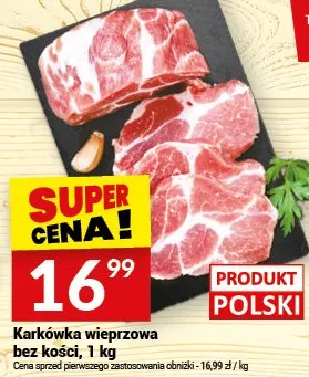 Karkówka wieprzowa bez kości promocja w Twój Market