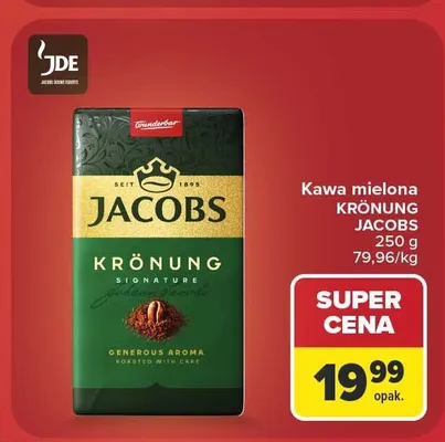 Kawa mielona Jacobs Krönung promocja w Carrefour