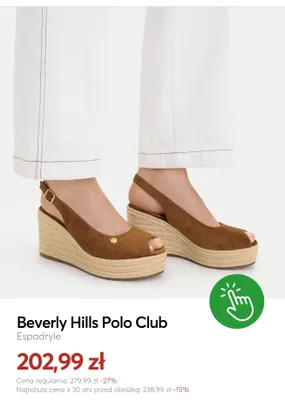 Espadryle Beverly Hills Polo Club promocja w eobuwie.pl