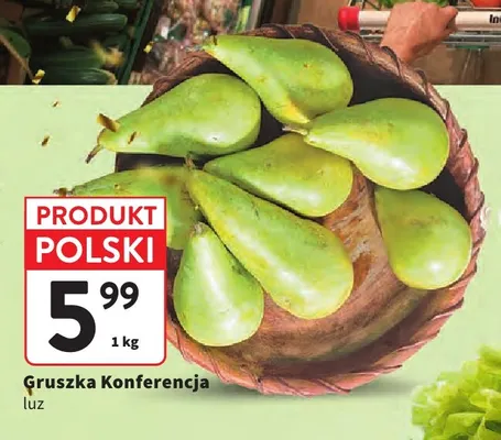 Gruszki Konferencja promocja w Intermarche