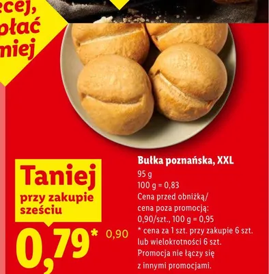 Bułka poznańska XXL promocja w Lidl