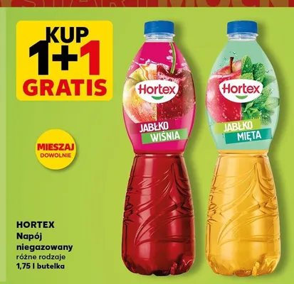 Napój niegazowany Hortex Jabłko Wiśnia promocja w Kaufland