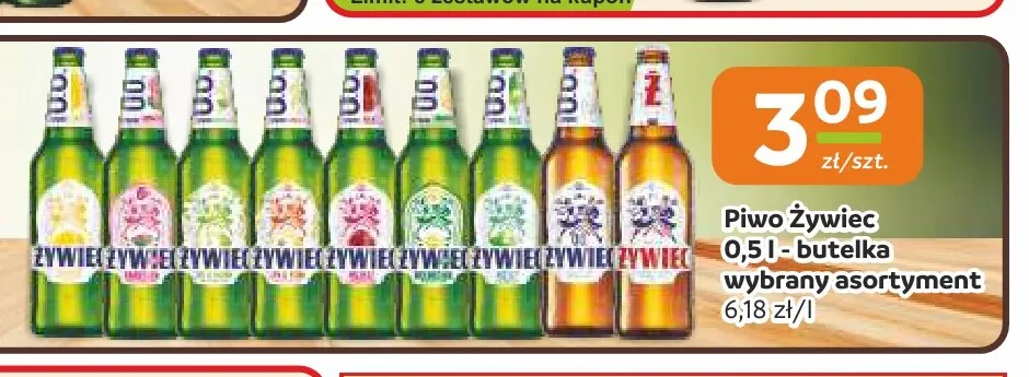 Piwo bezalkoholowe Żywiec Limżon z miętą promocja w Gama