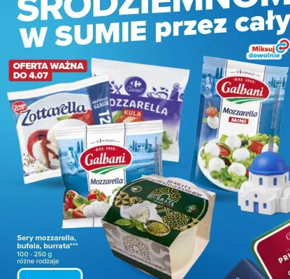 Ser Mozzarella Galbani promocja w Carrefour Market