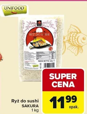 Ryż do sushi sakura promocja w Carrefour Market