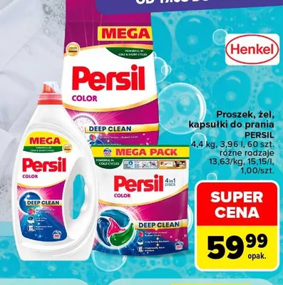 Proszek do prania Persil Color promocja w Carrefour