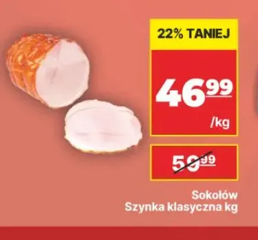 Szynka klasyczna Sokołów promocja w API Market