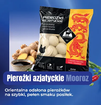 Pierożki azjatyckie Mooroz promocja w Biedronka