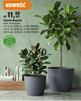 Osłonka Magnolia Ø 18 cm promocja w OBI
