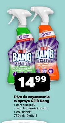Płyn do czyszczenia w sprayu Cillit Bang Zero Tłuszczu promocja w Netto