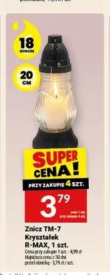 Znicz TM-7 Kryształek R-MAX promocja w Twój Market