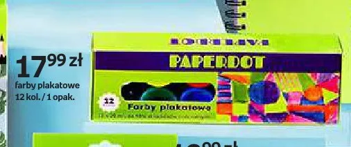 Farby plakatowe Paperdot promocja w Empik