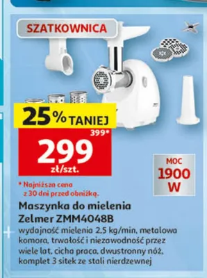 Maszynka do mielenia Zelmer ZMM4048B promocja w Auchan