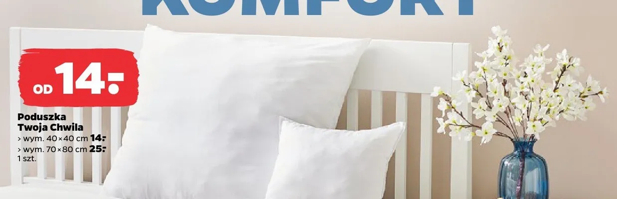 Poduszka Twoja Chwila Netto promocja w Netto