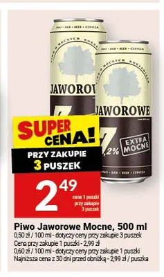 Piwo Jaworowe Mocne promocja w Twój Market