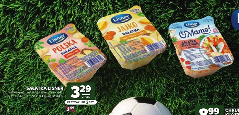 Sałatka jarzynowa Lisner Polska promocja w Stokrotka