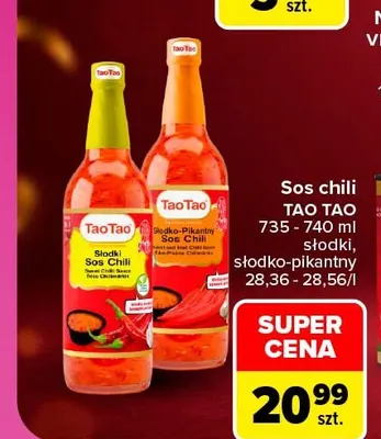 Sos chili słodki TaoTao promocja w Carrefour