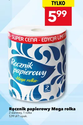 Ręcznik papierowy Mega rolka promocja w LEWIATAN