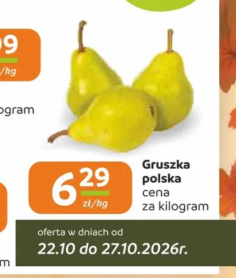 Gruszki polskie promocja w Społem Częstochowa