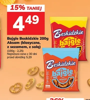 Bajgle Beskidzkie z solą Aksam promocja w Hitpol